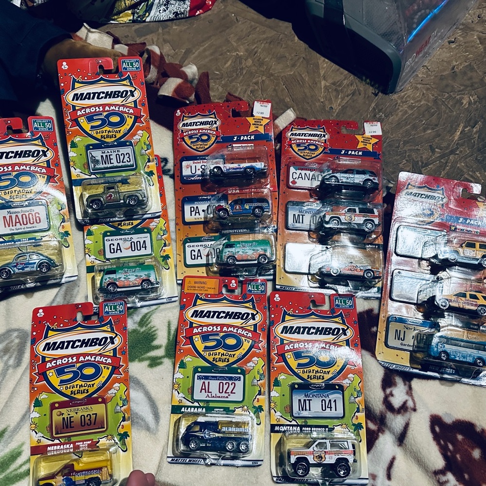 Matchbox Across America Cars